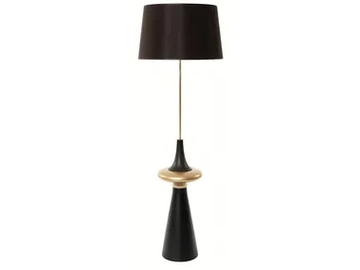 HELEN - Wooden floor lamp by Flam & Luce - view 2